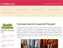 Tablet Screenshot of camsexlivechat.net